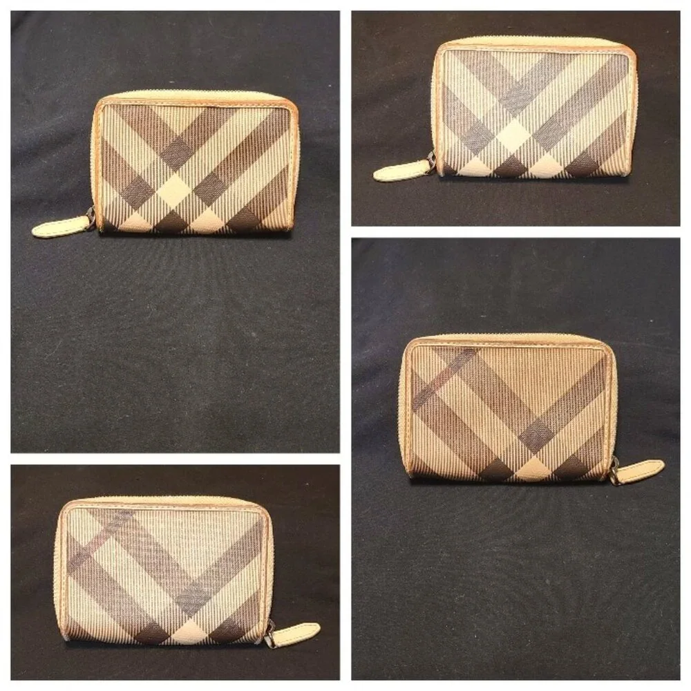 Burberry Nova Check Smokey Taupe small wallet
